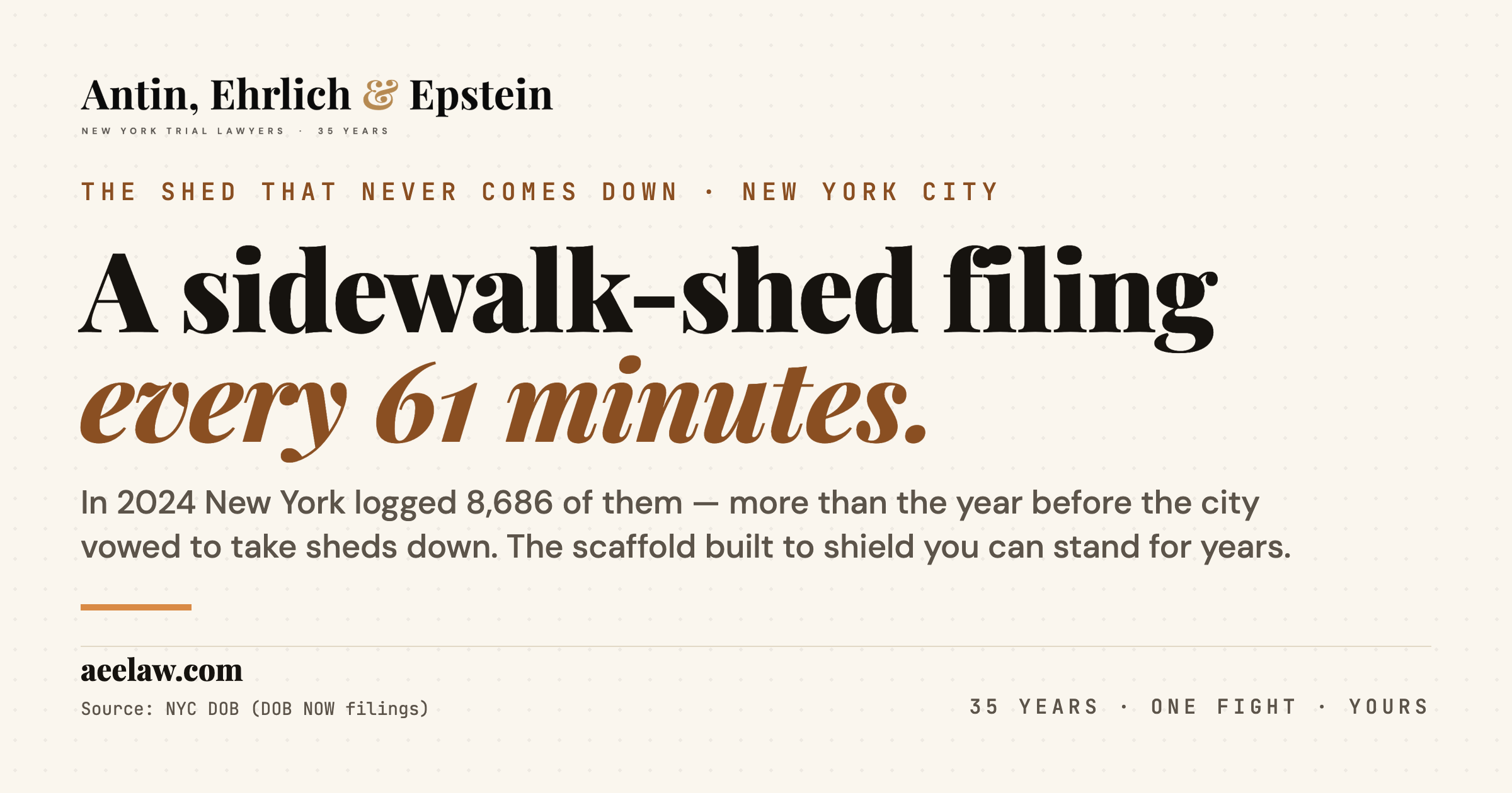 New York Logs a Sidewalk Shed Every Hour. Many Never Come Down.